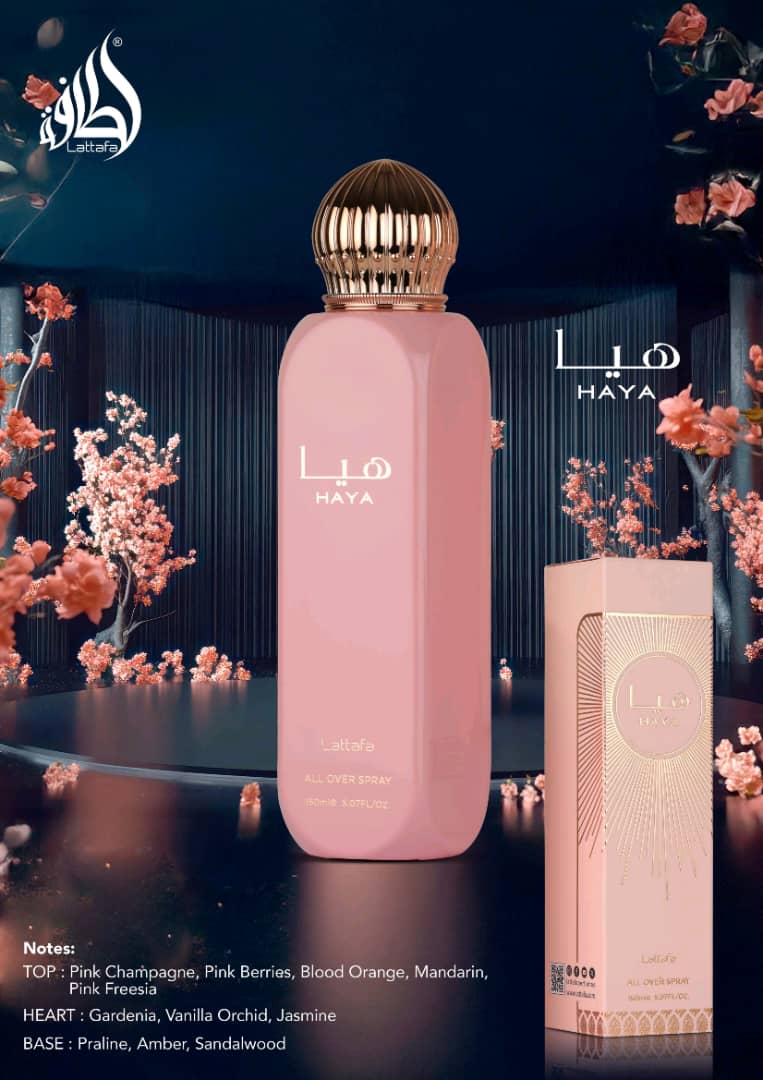 ALL OVER SPRAY HAYA - Lattafa Perfumes Nigeria